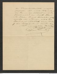 Nachlass Franz Steindachner, Brief von Einar Lönnberg an Franz Steindachner (12.09.1905), Inv.Nr. 309.02, Seite 2